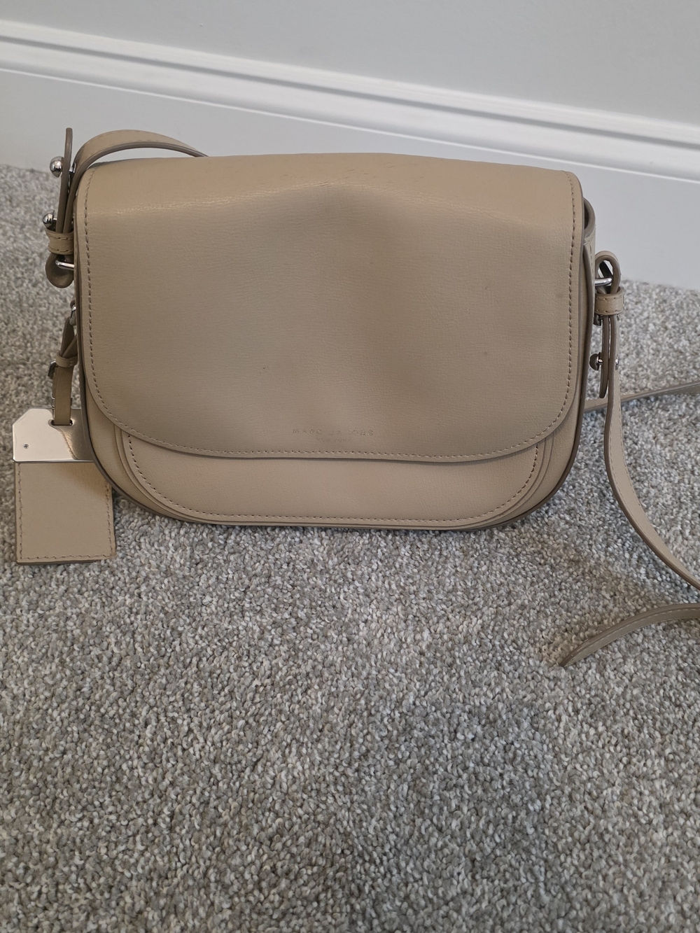 Marc Jacobs Rider Tan Leather Crossbody